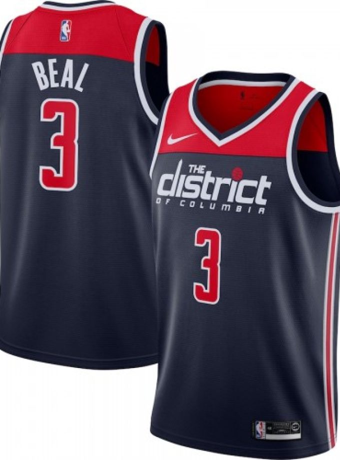 Men's Washington Wizards Bradley Beal #3 Nike Navy Swingman Jersey - Statement Edition