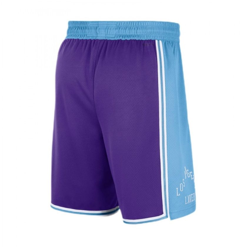 Men's Los Angeles Lakers Nike Purple 2021/22 Diamond Swingman Shorts - City Edition