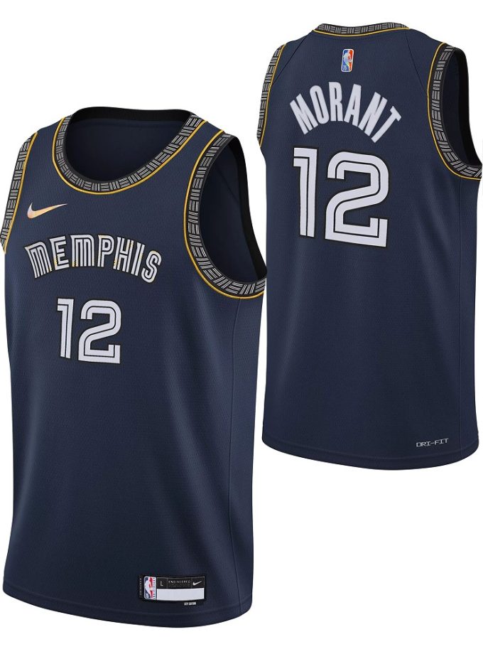 Memphis Grizzlies Ja Morant #12 Nike Black 2021/22 Diamond Swingman Jersey - City Edition