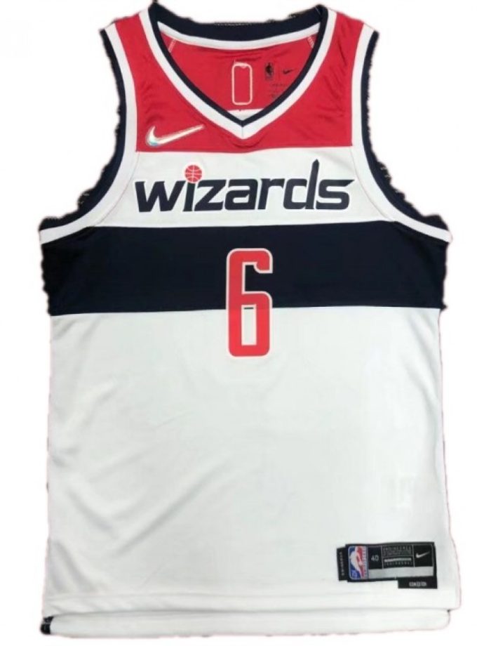 Men's Washington Wizards Harrell #6 Nike White 21/22 Swingman NBA Jersey - Association Edition