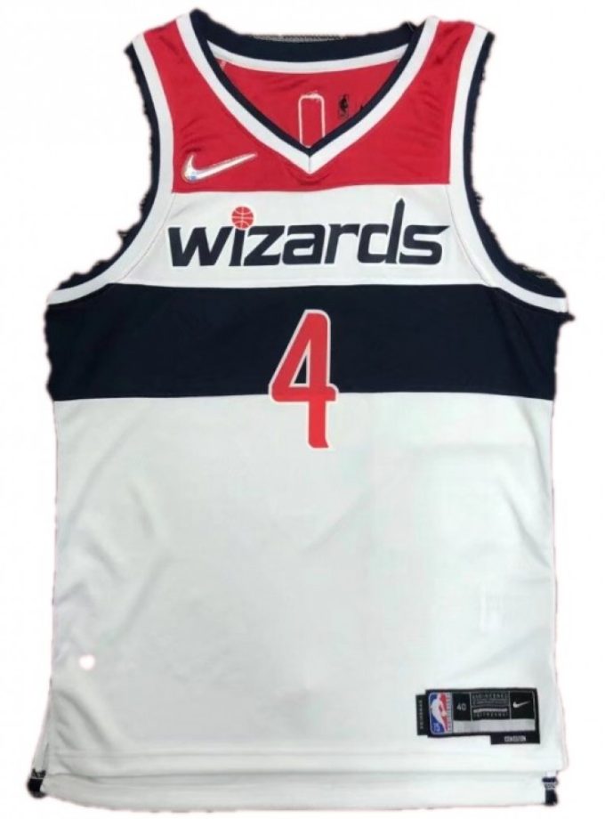 Men's Washington Wizards Westbrook #4 Nike White 2021/22 Swingman NBA Jersey - Association Edition