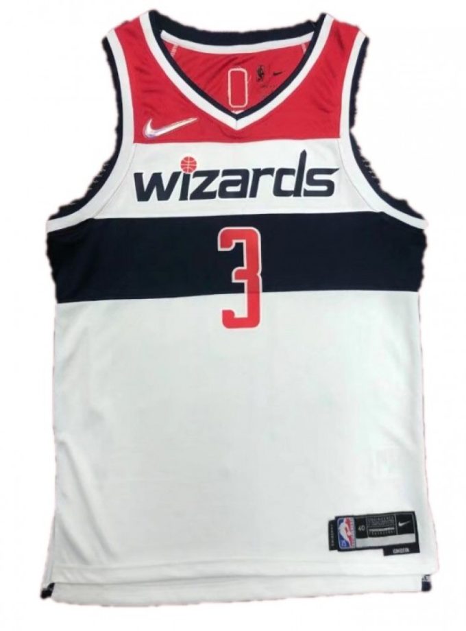 Men's Washington Wizards Bradley Beal #3 Nike White 21/22 Swingman NBA Jersey - Association Edition