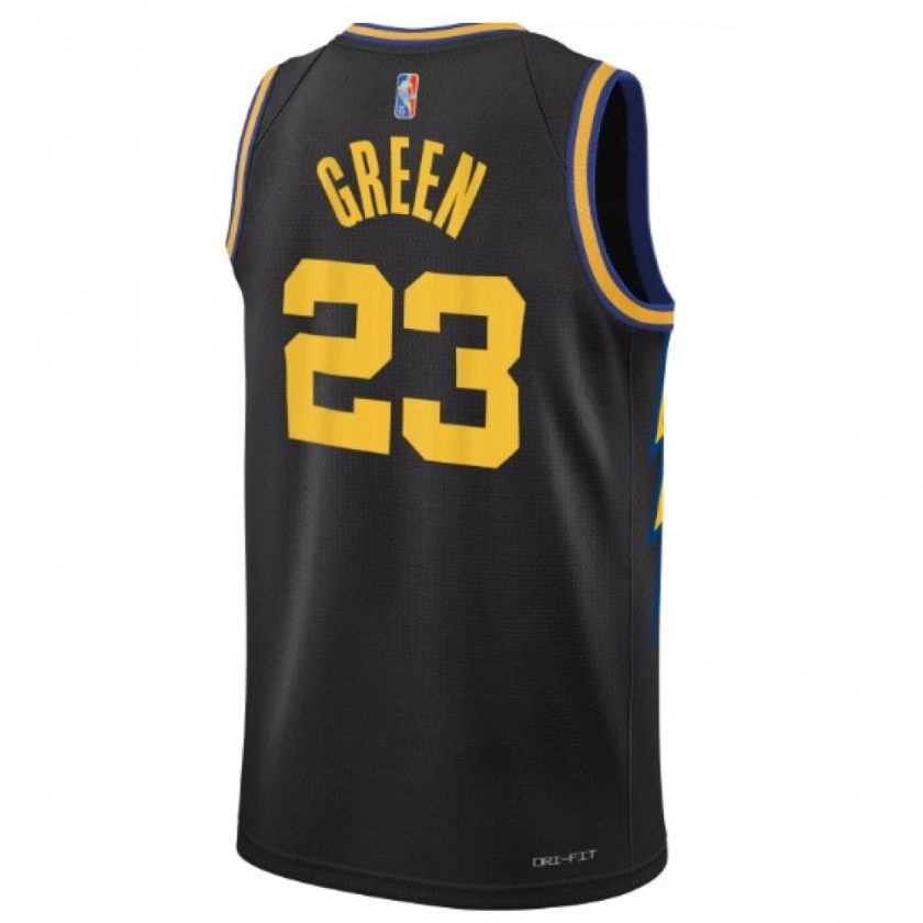 Men's Golden State Warriors Warriors Green #23 Nike Black 2021/22 Swingman NBA Jersey - City Edition