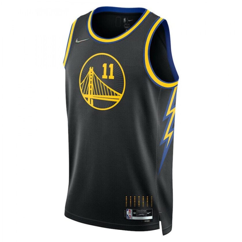 Men's Golden State Warriors Klay Thompson #11 Black 2021/22 Swingman Jersey - City Edition