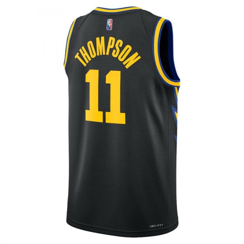 Men's Golden State Warriors Klay Thompson #11 Black 2021/22 Swingman Jersey - City Edition