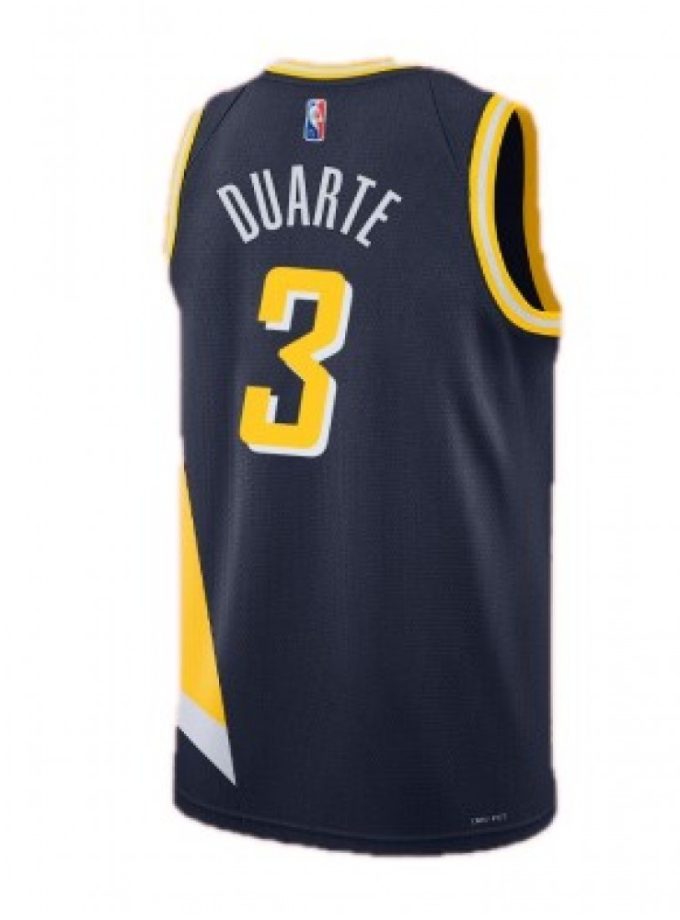 Men's Indiana Pacers Chris Duarte #3 Nike Navy 2021/22 Swingman NBA Jersey - City Edition