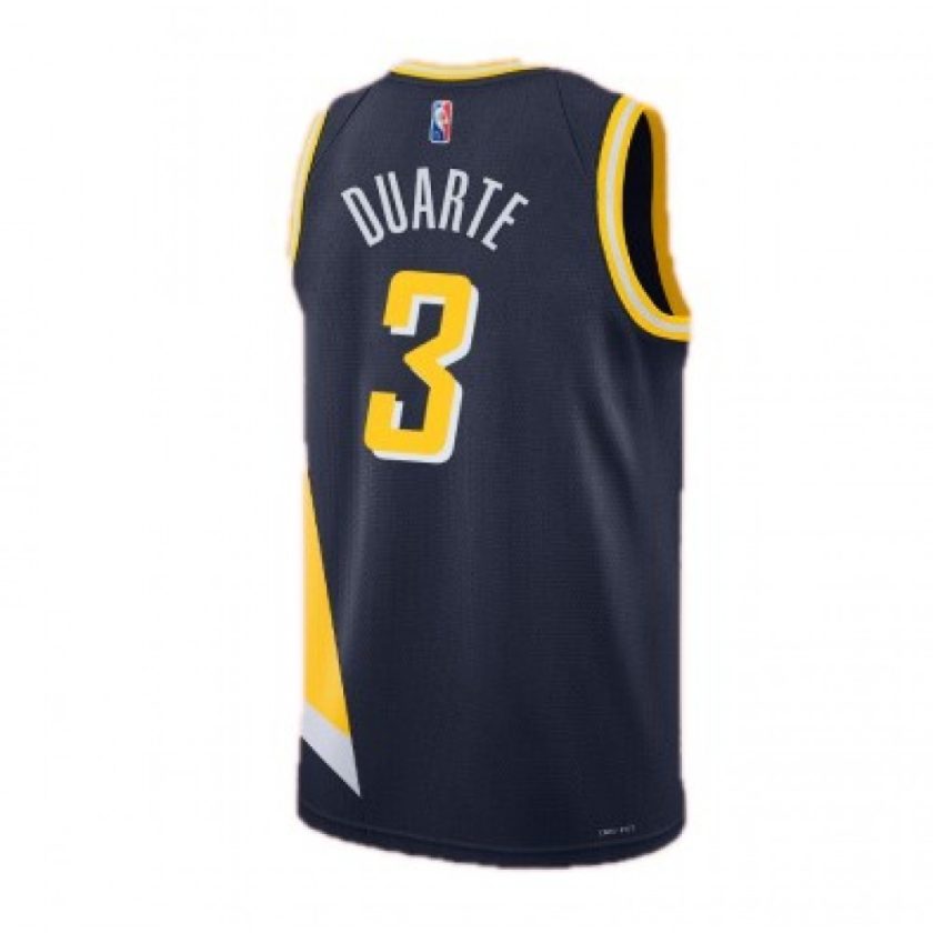 Men's Indiana Pacers Chris Duarte #3 Nike Navy 2021/22 Swingman NBA Jersey - City Edition