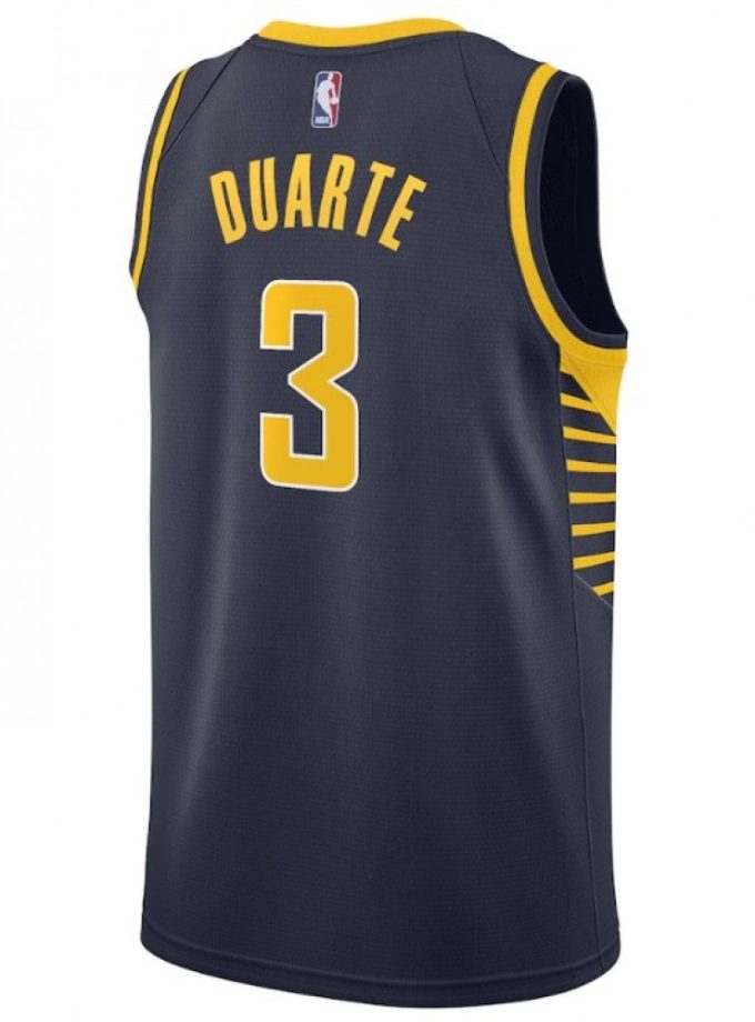 Men's Indiana Pacers Chris Duarte #3 Nike Navy Swingman Jersey - Icon Edition