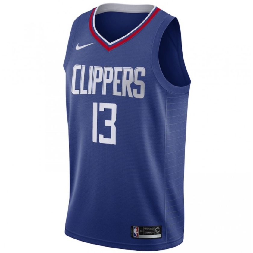 Men's LA Clippers Paul George #13 Blue 19-20 Swingman Jersey - Icon Edition