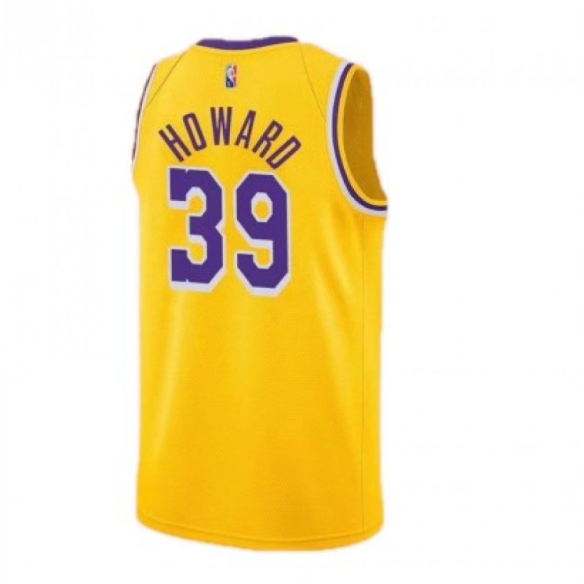 Men's Los Angeles Lakers Dwight Howard #39 Nike Gold 2021/22 Swingman Jersey - Icon Edition