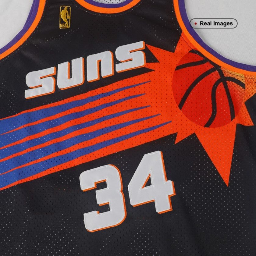 Men's Phoenix Suns Charles Barkley #34 Mitchell&Ness Black 1992-93 Hardwood Classics Jersey