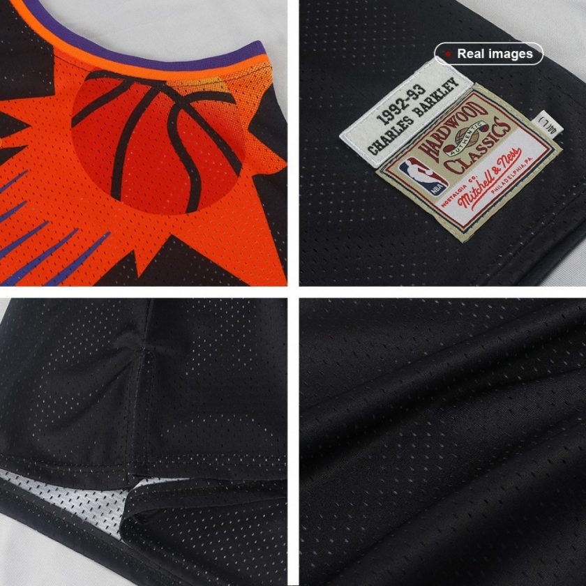 Men's Phoenix Suns Charles Barkley #34 Mitchell&Ness Black 1992-93 Hardwood Classics Jersey