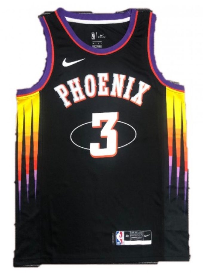 Men's Phoenix Suns Chris Paul #3 Nike Black 2021/22 Swingman NBA Jersey-Mixtape Edition