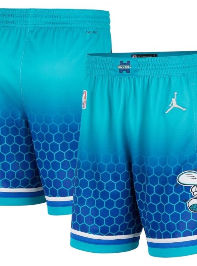 Men's Charlotte Hornets Nike Green 2021/22 Swingman Shorts - City Edition