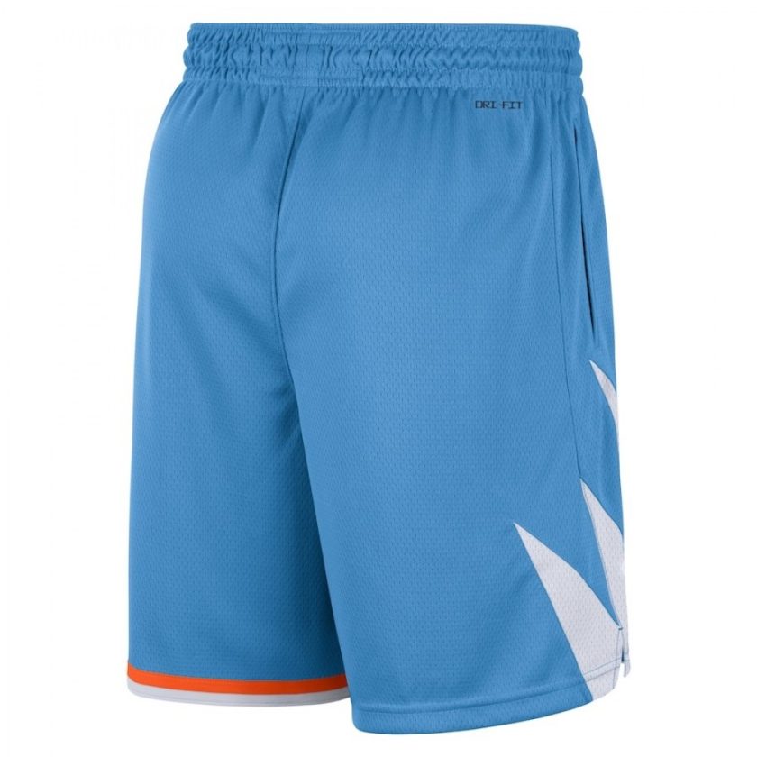 Men's LA Clippers Nike Blue 2021/22 Swingman Shorts - City Edition