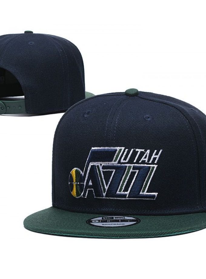 Utah Jazz Leauge Essential 2Tone Navy/Green Snapback Hat