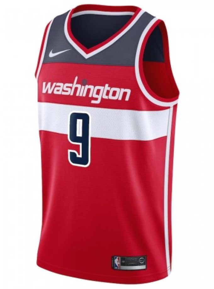 Men's Washington Wizards Deni Avdija #9 Nike Red 2020/21 Swingman Jersey – Icon Edition