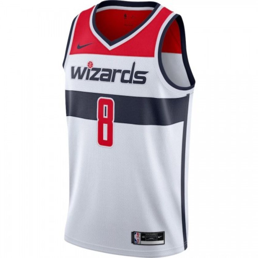 Men's Washington Wizards Rui Hachimura #8 Nike White 2020/21 Swingman Jersey - Association Edition