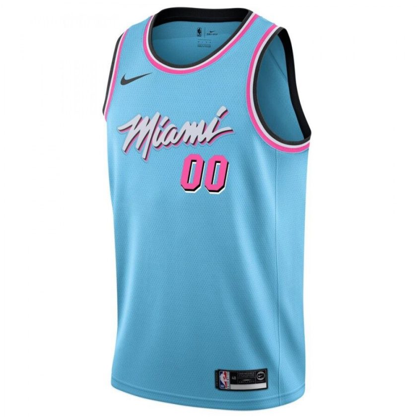 Miami Heat Nike 2019/20 Swingman Custom Jersey Blue – City Edition