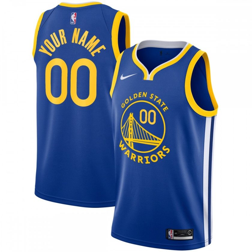 Golden State Warriors Nike Unisex 2019/20 Custom Swingman Jersey - Royal - Icon Edition