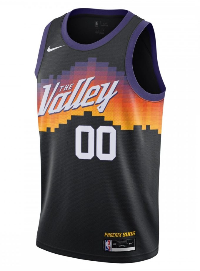 Phoenix Suns Nike Unisex 2020/21 Custom Swingman Jersey - Black - City Edition