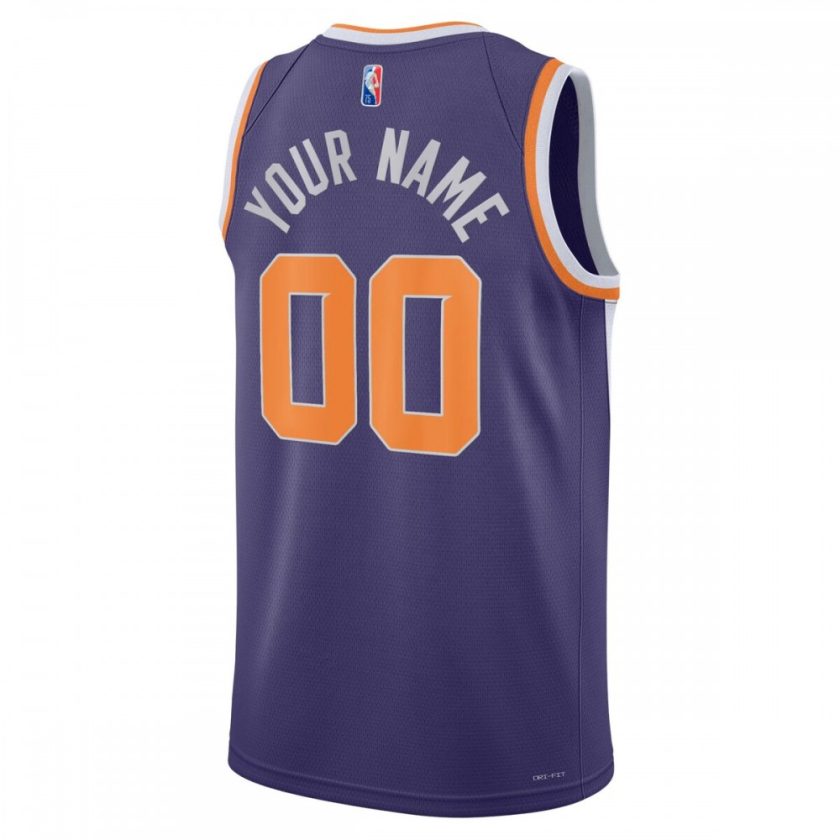 Phoenix Suns Nike 2021/22 Diamond Swingman Custom Jersey - Icon Edition - Purple