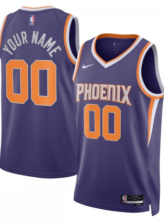 Phoenix Suns Nike Unisex 2022/23 Swingman Custom Jersey Purple - Icon Edition