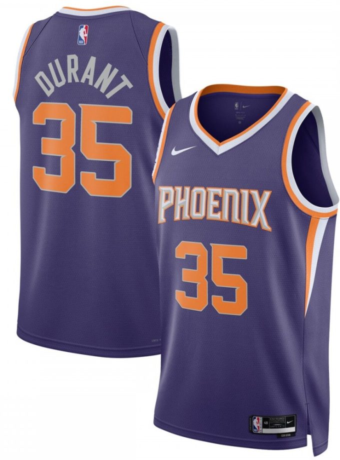 Kevin Durant Phoenix Suns Nike Unisex 2022/23 Swingman Jersey - Icon Edition - Purple