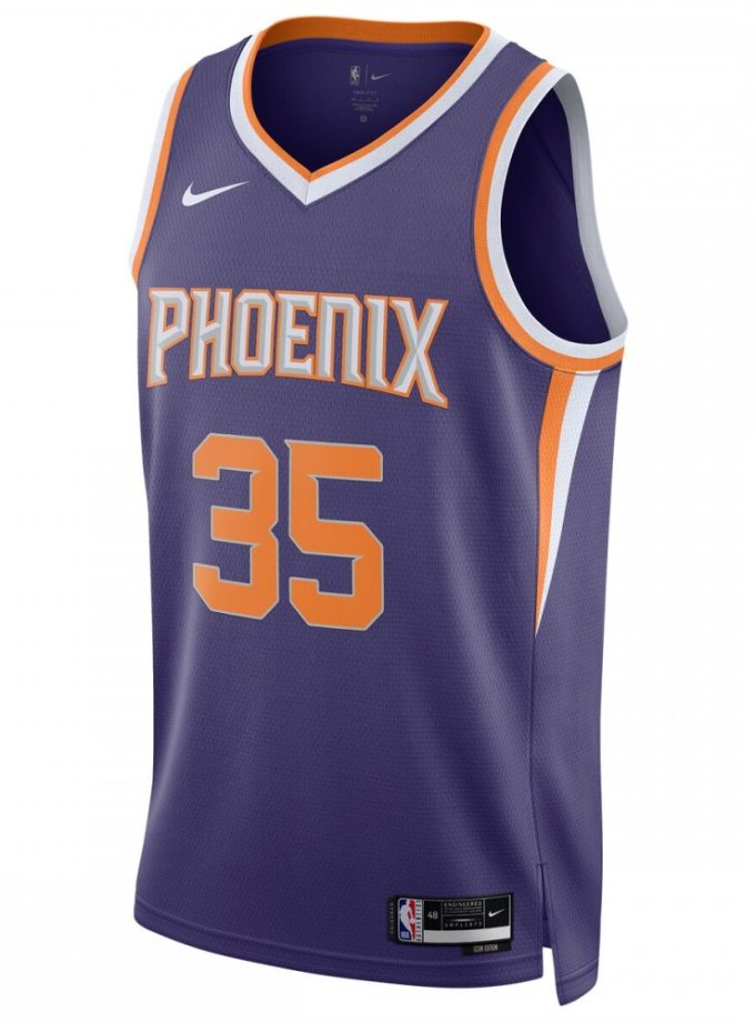 Kevin Durant Phoenix Suns Nike Unisex 2022/23 Swingman Jersey - Icon Edition - Purple