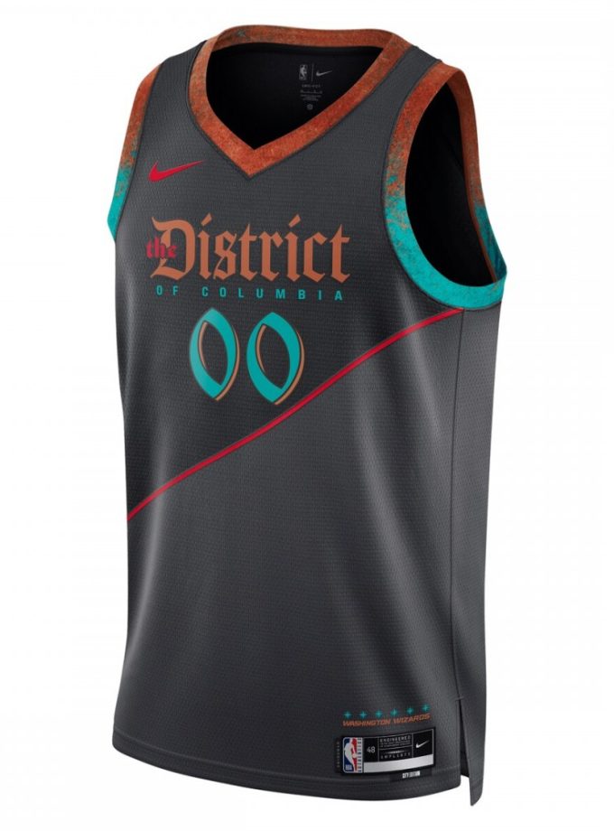 Washington Wizards Nike Unisex 2023/24 Custom Swingman Jersey - Black - City Edition