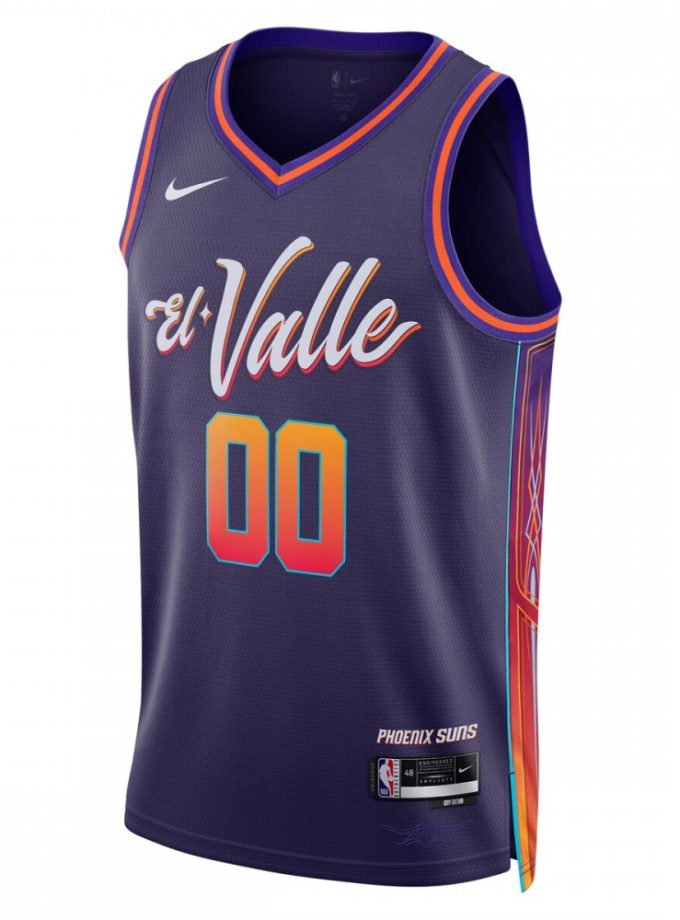 Phoenix Suns Nike Unisex 2023/24 Custom Swingman Jersey - Purple - City Edition