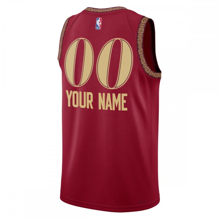 Cleveland Cavaliers Nike Unisex 2023/24 Custom Swingman Jersey - Wine - City Edition