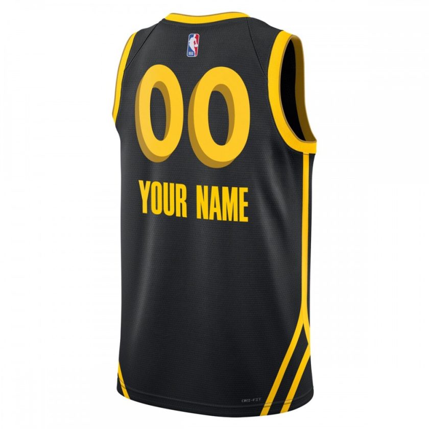 Golden State Warriors Nike Unisex 2023/24 Custom Swingman Jersey - Black - City Edition