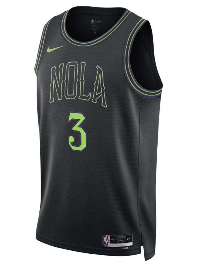 CJ McCollum New Orleans Pelicans Nike Unisex 2023/24 Swingman Jersey - Black - City Edition