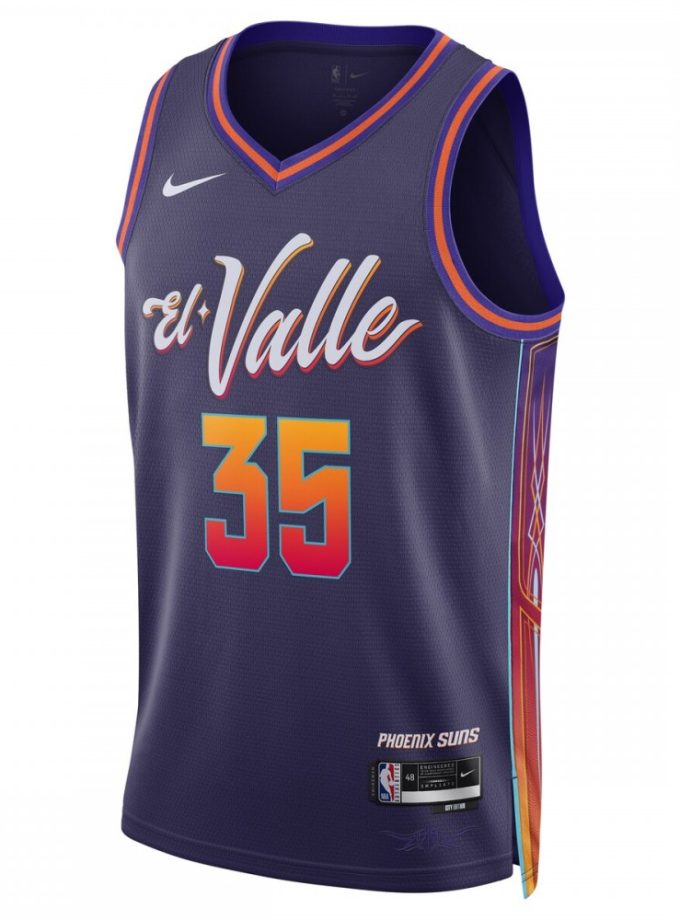 Kevin Durant Phoenix Suns Nike Unisex 2023/24 Swingman Jersey - Purple - City Edition