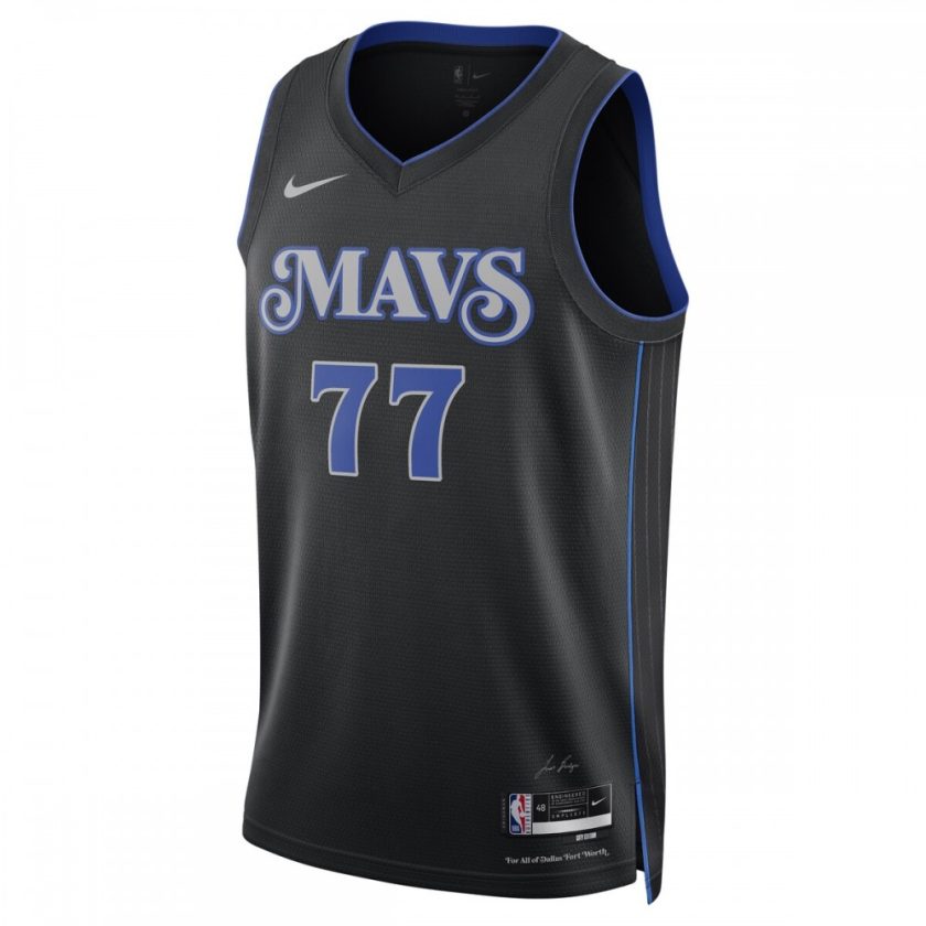 Luka Dončić Dallas Mavericks Nike Unisex 2023/24 Swingman Jersey - Black - City Edition