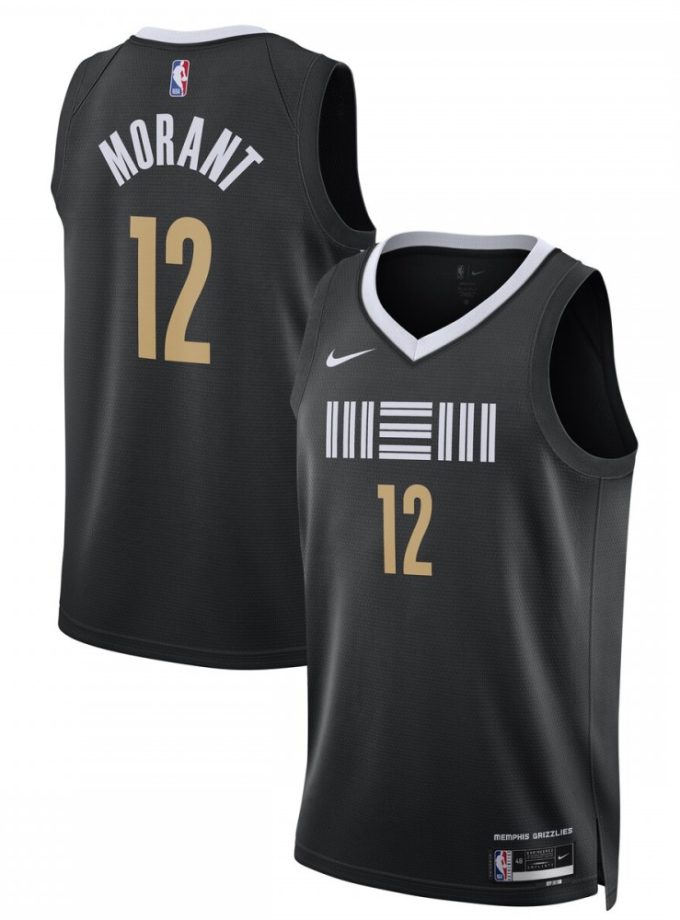 Ja Morant Memphis Grizzlies Nike Unisex 2023/24 Swingman Jersey - Black - City Edition