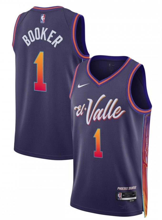 Devin Booker Phoenix Suns Nike Unisex 2023/24 Swingman Jersey - Purple - City Edition