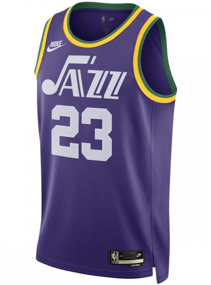 Lauri Markkanen Utah Jazz Nike Unisex 2023/24 Swingman Replica Jersey - Classic Edition - Purple