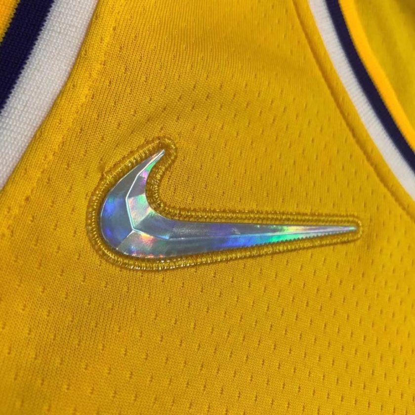 Men's Los Angeles Lakers Rajon Rondo #4 Nike Gold 2021/22 Swingman Jersey - Icon Edition