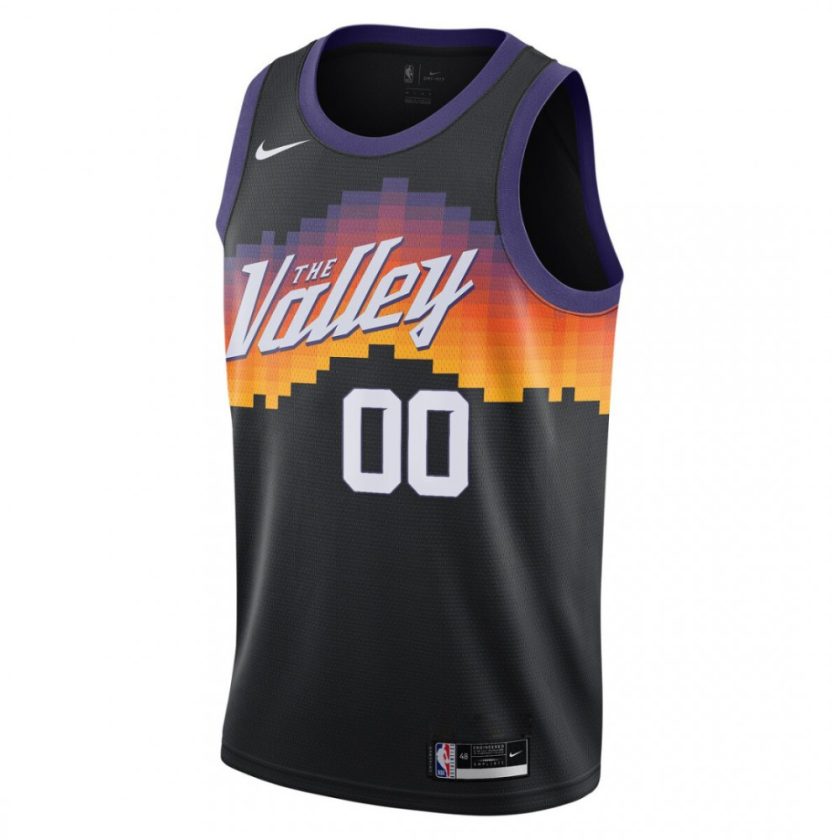 Phoenix Suns Nike Youth Swingman Custom Jersey Black - City Edition