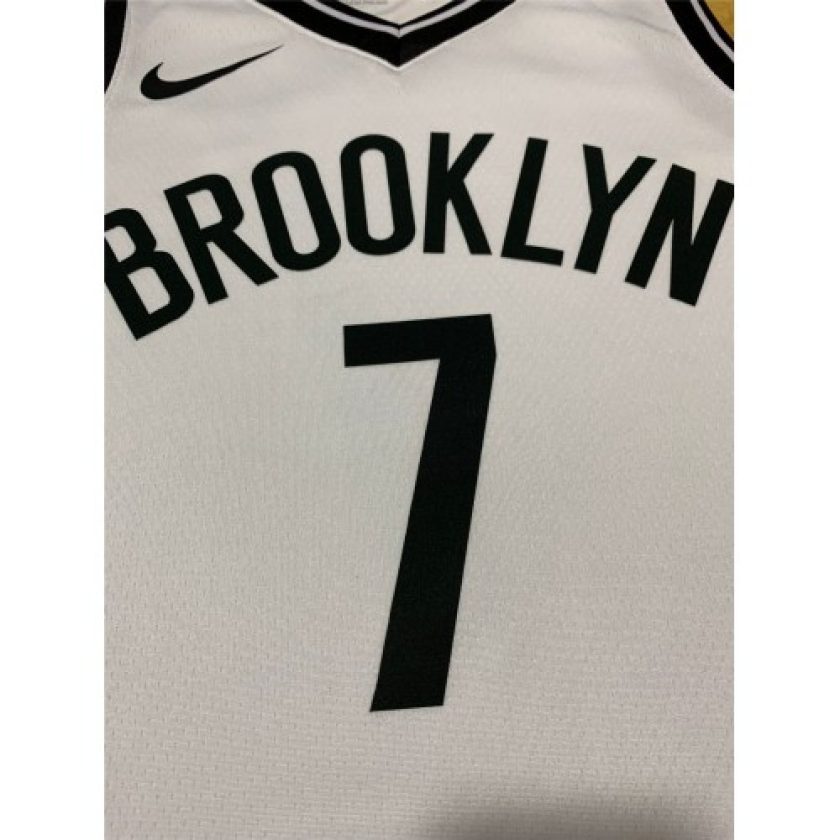 Men's Brooklyn Nets Kevin Durant No.7 Nike White 2020/21 Swingman Jersey - Association Edition