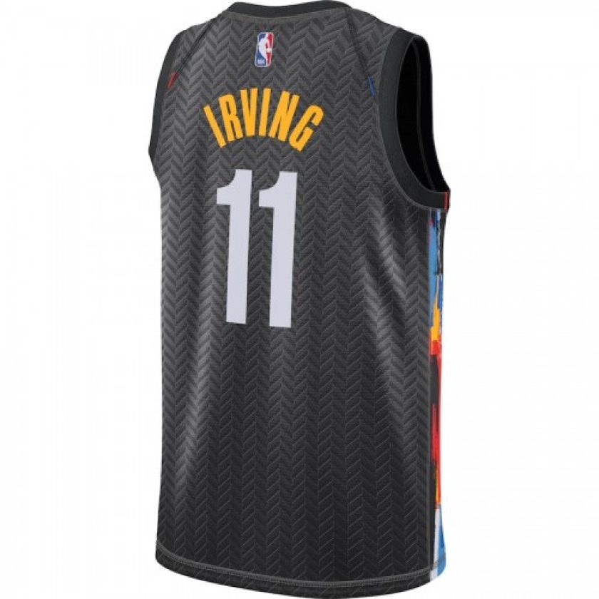 Men's Brooklyn Nets Kyrie Irving #11 Nike Black 2020/21 Swingman Player Jersey – City Edition