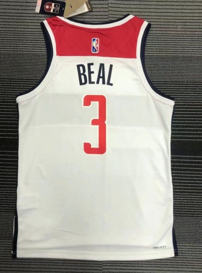 Men's Washington Wizards Bradley Beal #3 Nike White 21/22 Swingman NBA Jersey - Association Edition