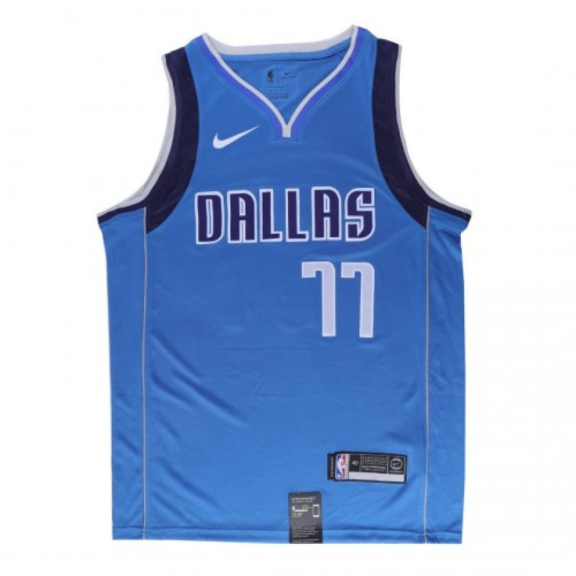 Men's Dallas Mavericks Luka Doncic #77 Nike Royal 2020/21 Swingman Jersey - Icon Edition