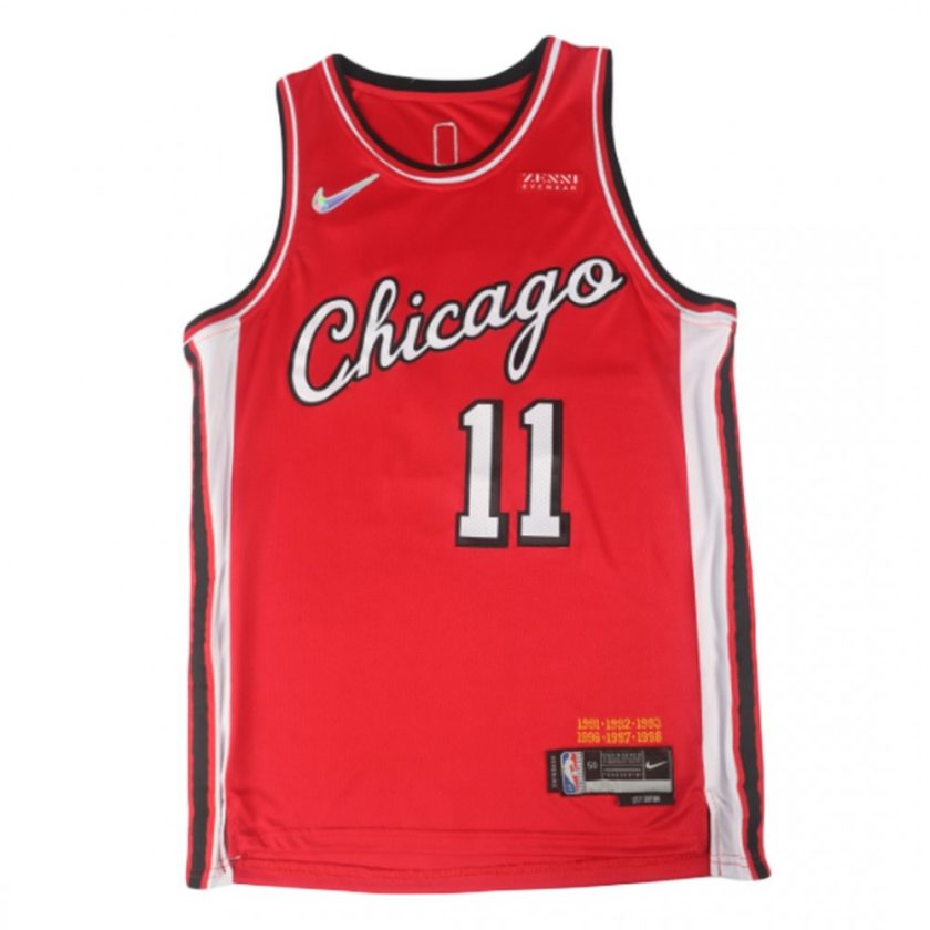 Men's Chicago Bulls DeMar DeRozan #11 Nike Red 2021/22 Swingman NBA Jersey - City Edition