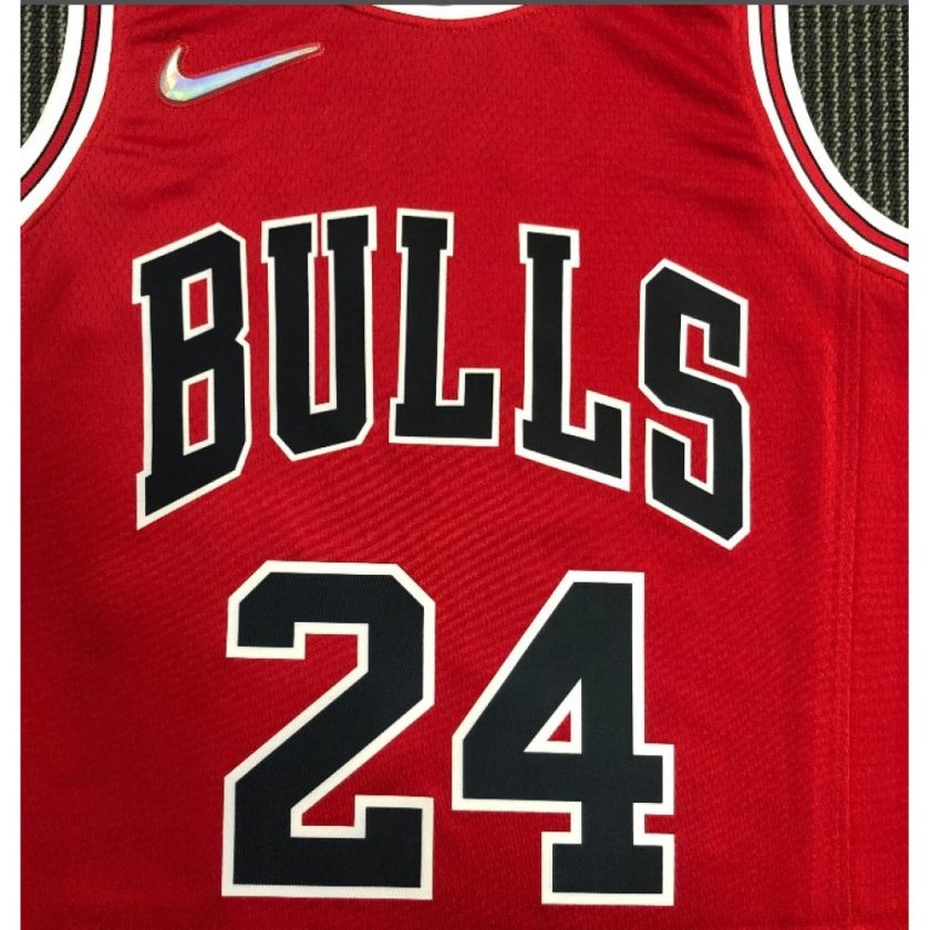 Men's Chicago Bulls Lauri Markkanen #24 Nike Red 2021 Swingman NBA Jersey - Icon Edition