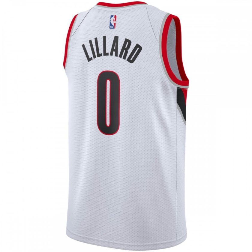 Damian Lillard Portland Trail Blazers Nike 2020/21 Swingman Player Jersey - Association Edition - White