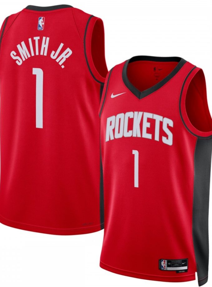 Jabari Smith Jr. Houston Rockets Nike Unisex 2022 NBA Draft First Round Pick Swingman Jersey - Icon Edition - Red