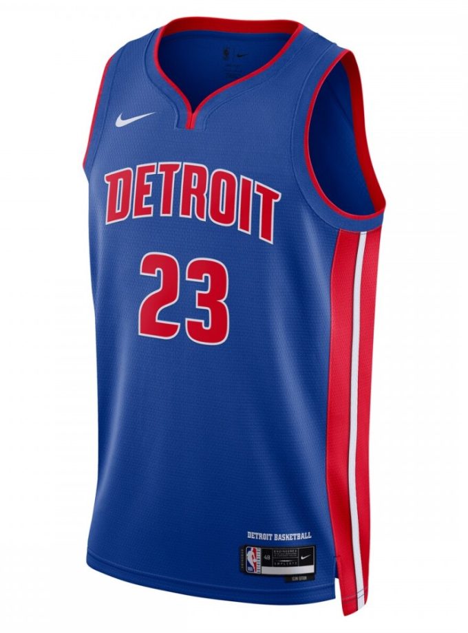 Jaden Ivey Detroit Pistons Nike Unisex 2022 NBA Draft First Round Pick Swingman Jersey - Icon Edition - Blue